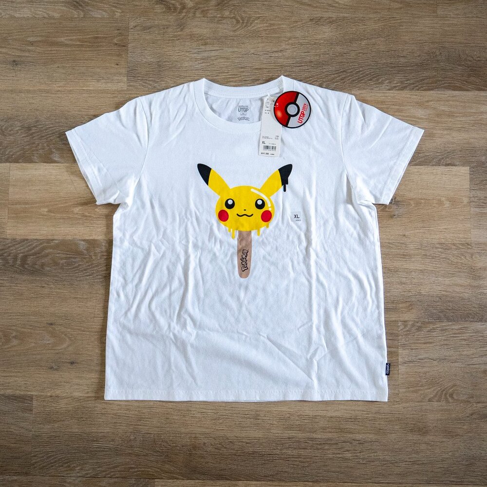 Pokemon x Uniqlo Japan – Pikachu Ice Cream T-Shirt